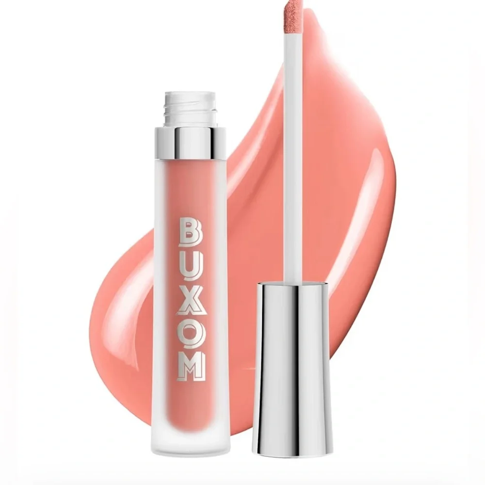 BUXOM Full-On Plumping Lip Cream, Hydrating Lip Plumper Gloss (Bellini)